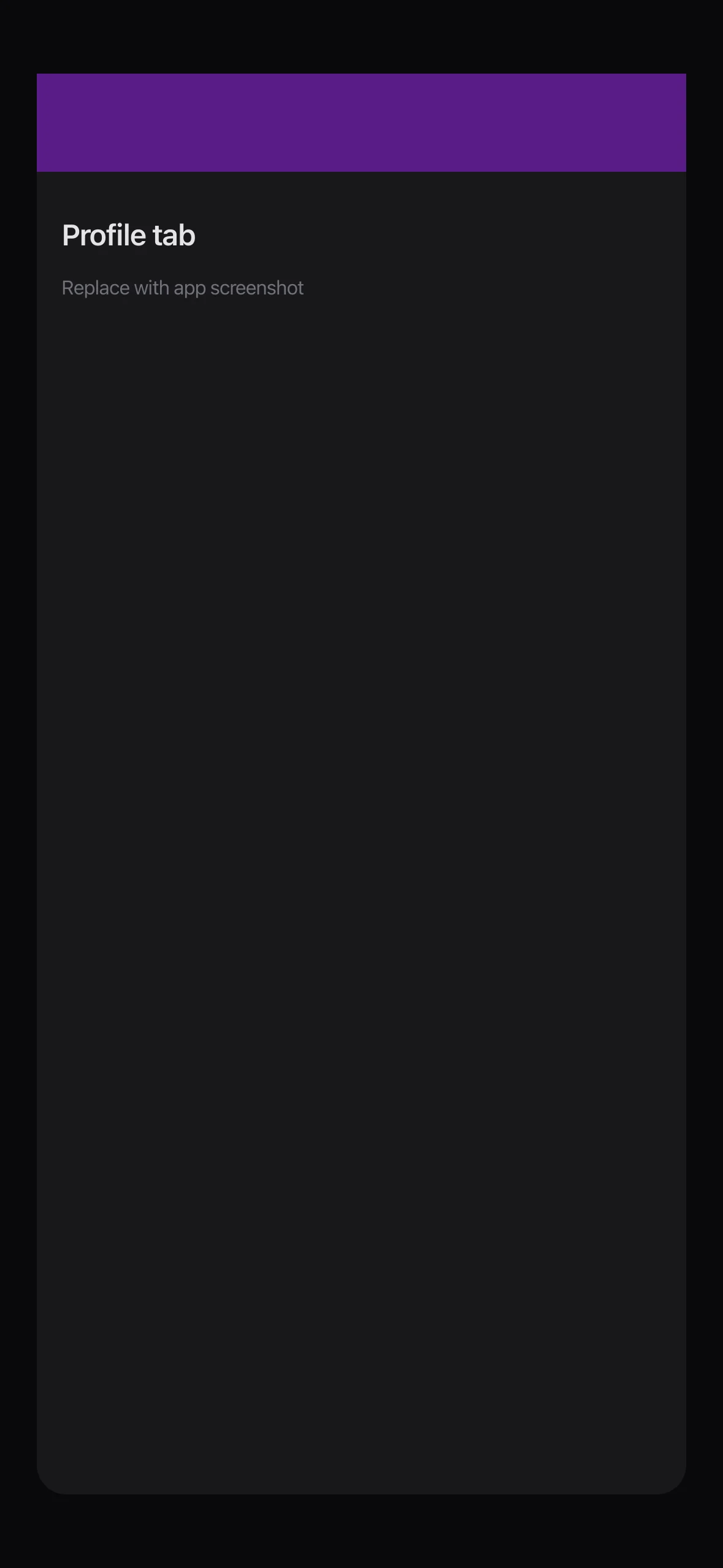 Habisty Profile settings