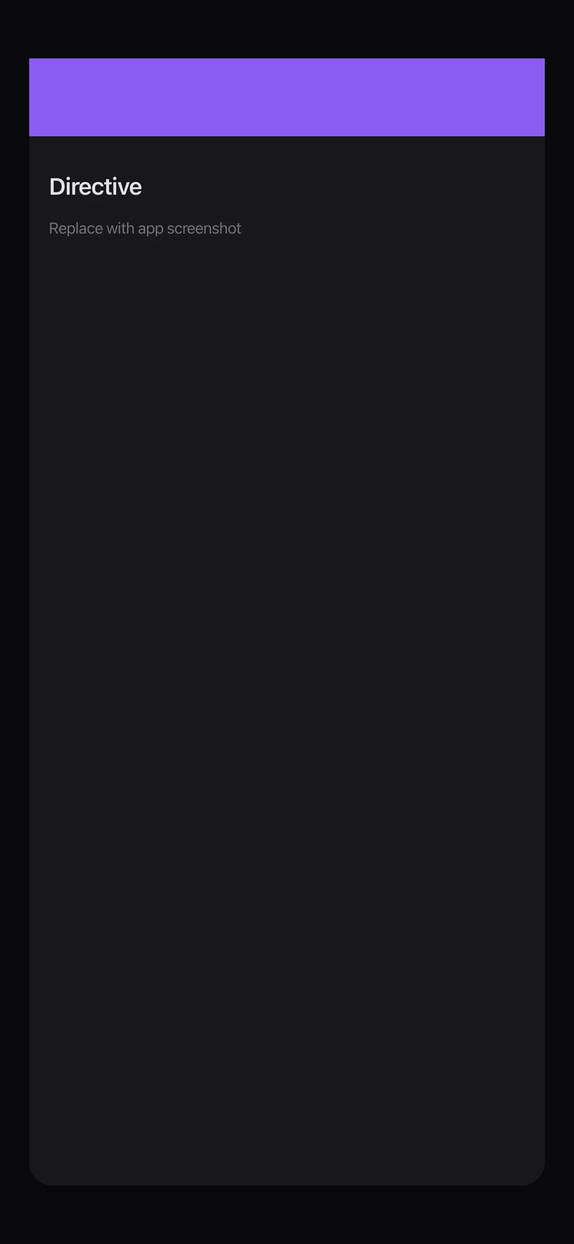 NEXUS directive on Home dashboard